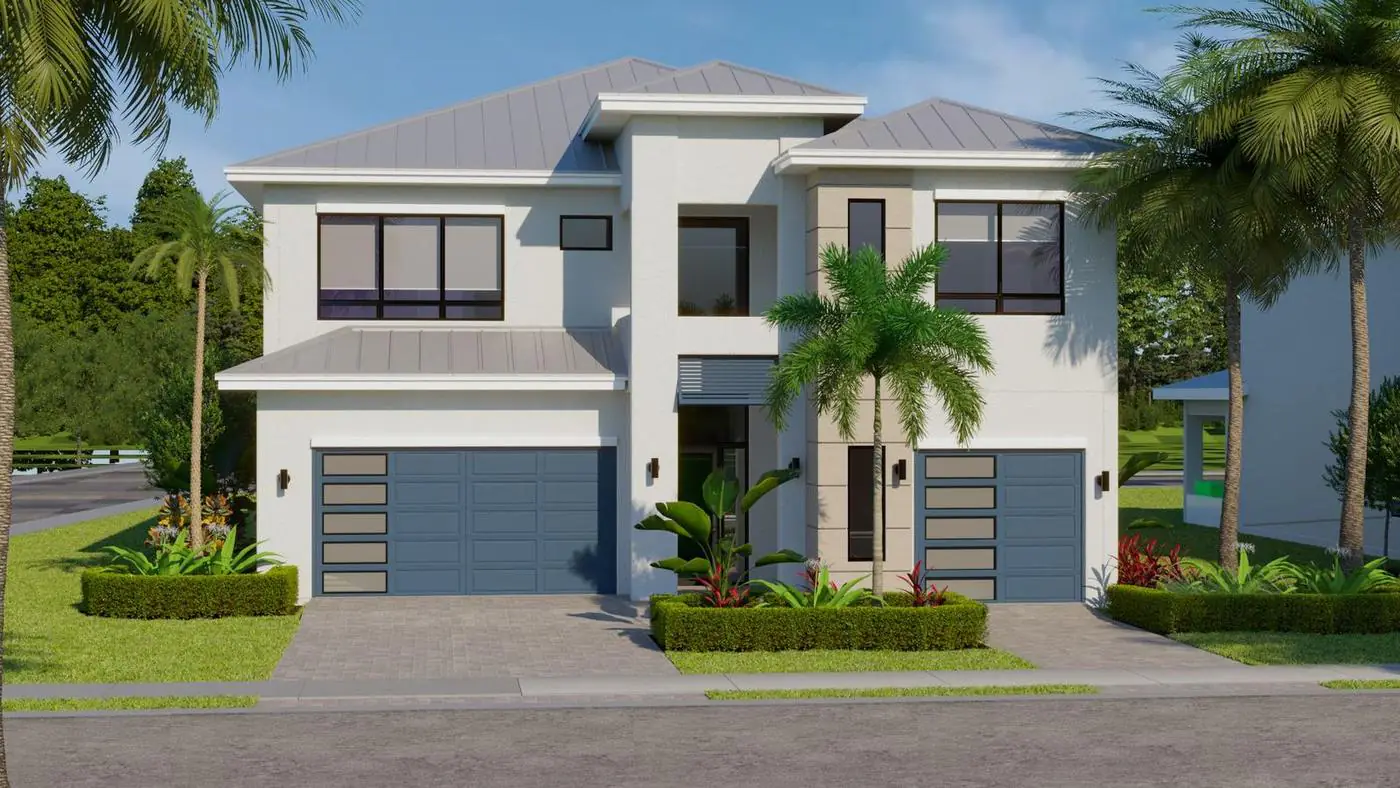 Coastal Estates Model C exterior rendering